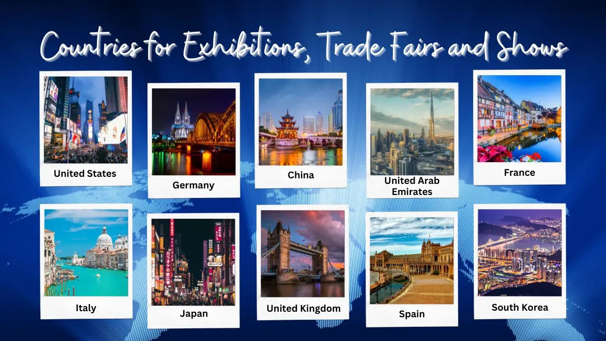 Top 10 Countries for Exhibitions, Trade Fairs and Shows