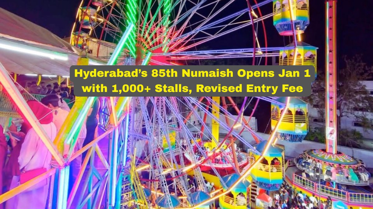 Hyderabad’s 85th Numaish Opens Jan 1 with 1,000+ Stalls, Revised Entry Fee