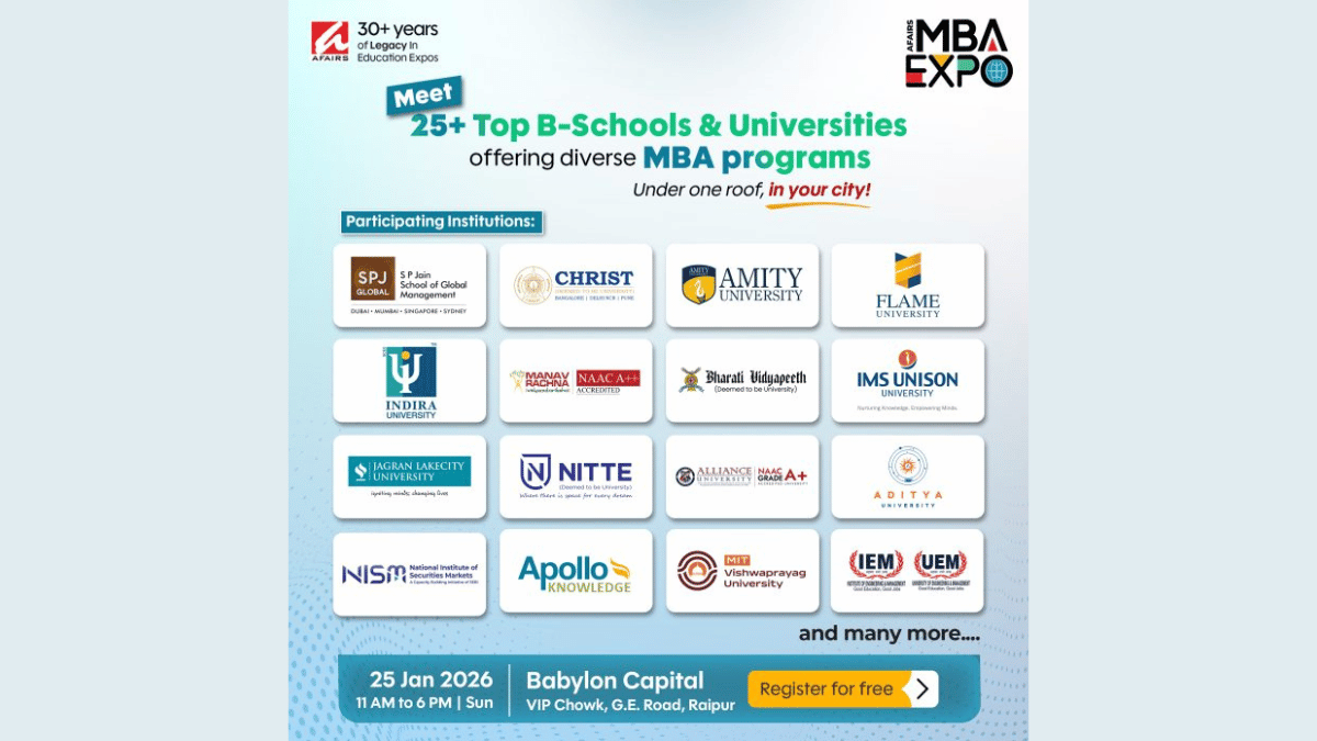 Raipur to Host AFAIRS MBA Expo on January 25