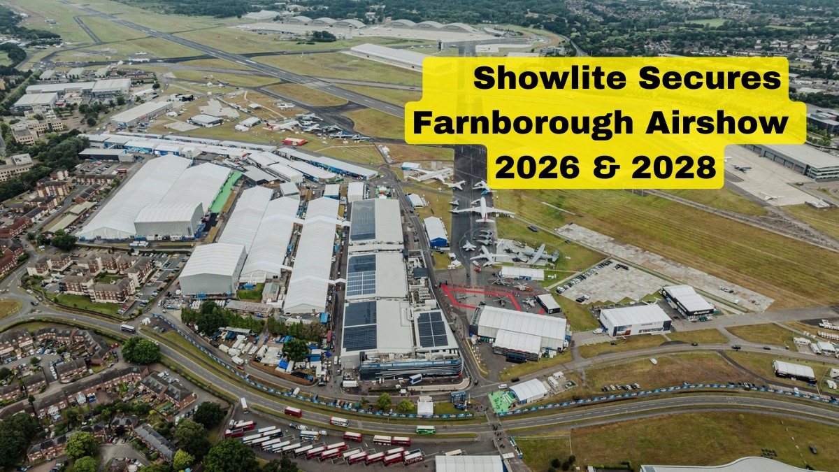 Showlite Secured as Official Supplier for Farnborough International Airshow 2026 & 2028