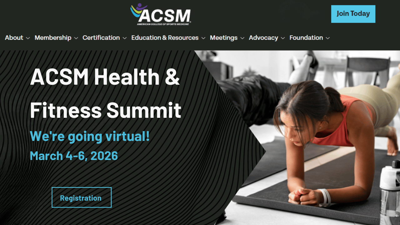 IDEA & ACSM Health & Fitness Summit 2026: Where Science Meets Fitness Excellence