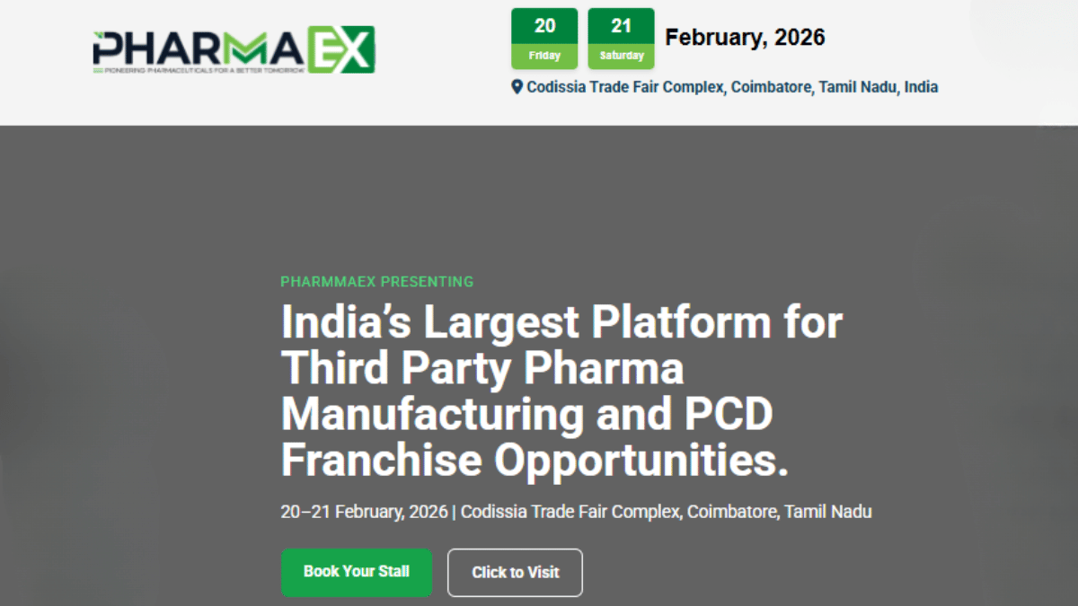 PHARMMAEX 2026: India’s Largest Platform for Third Party Pharma Manufacturing and PCD Franchise Opportunities