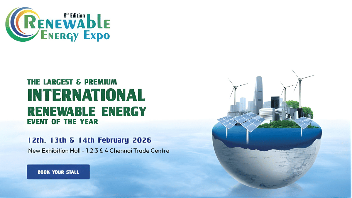 Renewable Energy Expo 2026 to Drive Clean Energy Innovation in Chennai