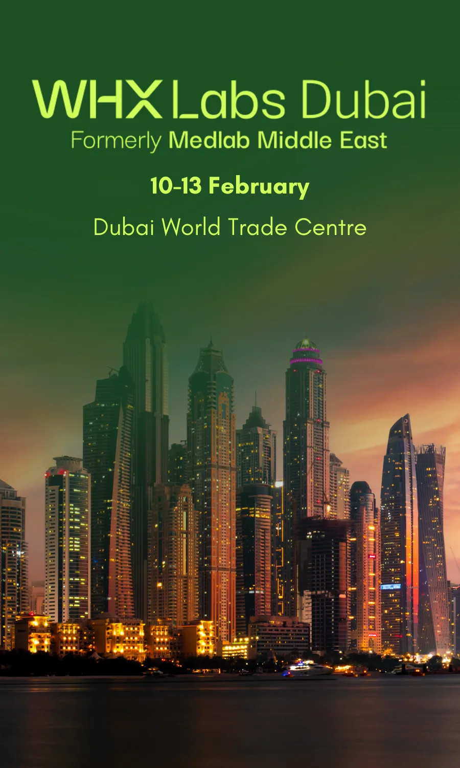 World Health Expo WHX Labs Dubai