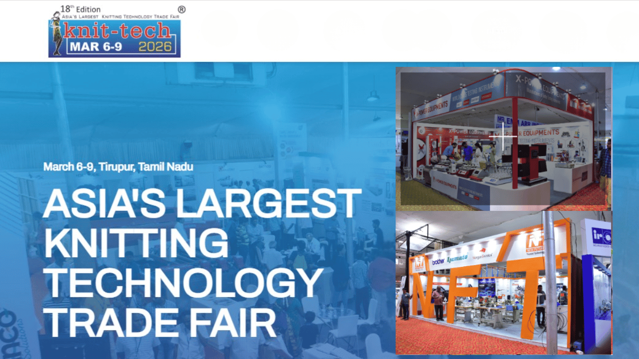 Knit-Tech 2026: India’s Premier Knitting Technology Exhibition in Tirupur