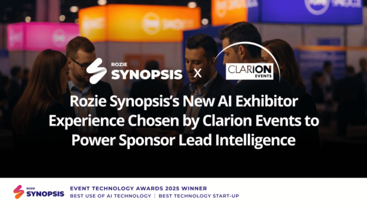 Rozie Synopsis Launches AI-Powered Exhibitor Lead Activation Experience with Clarion Events North America