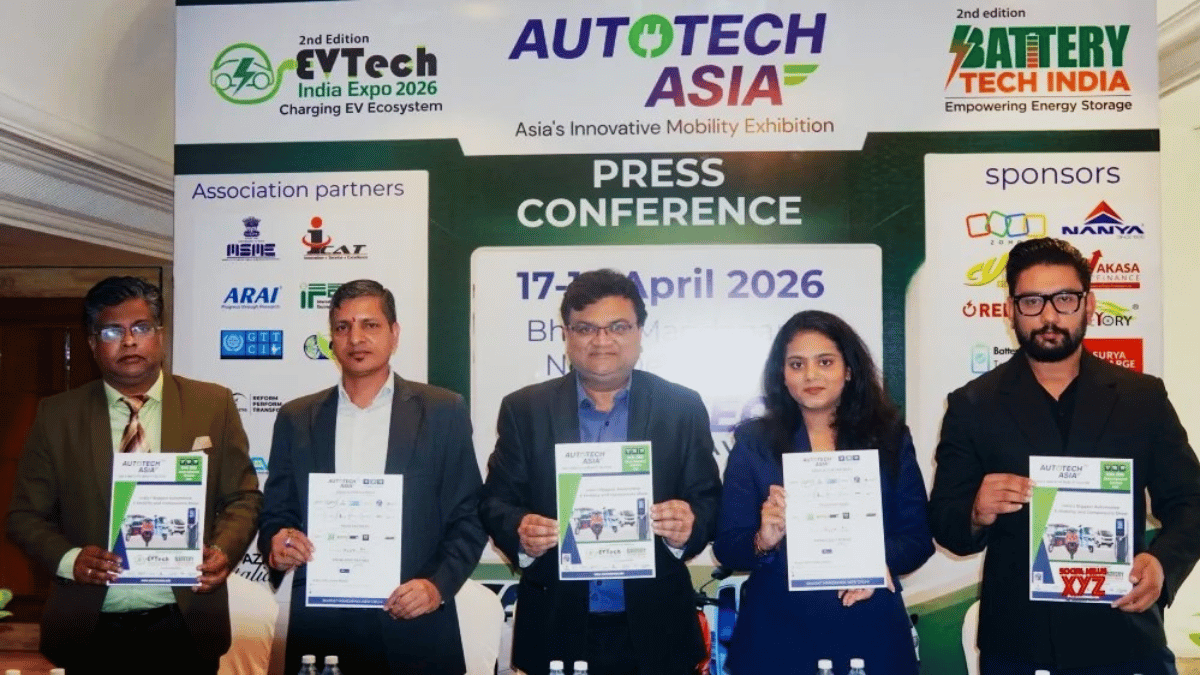 EVTECH India Expo 2026 & Battery Tech India 2026 to Power AUTO TECH ASIA 2026 in New Delhi