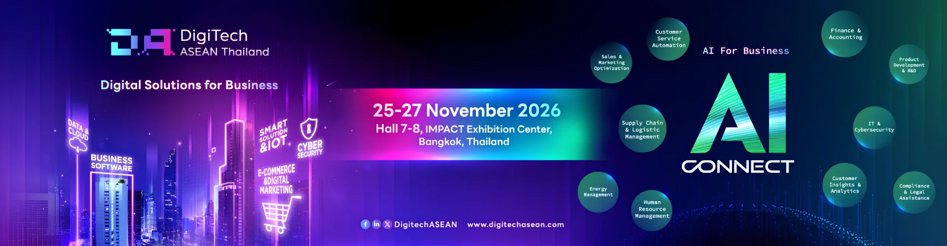 2026 digitech AI connect Banner Main Home Page