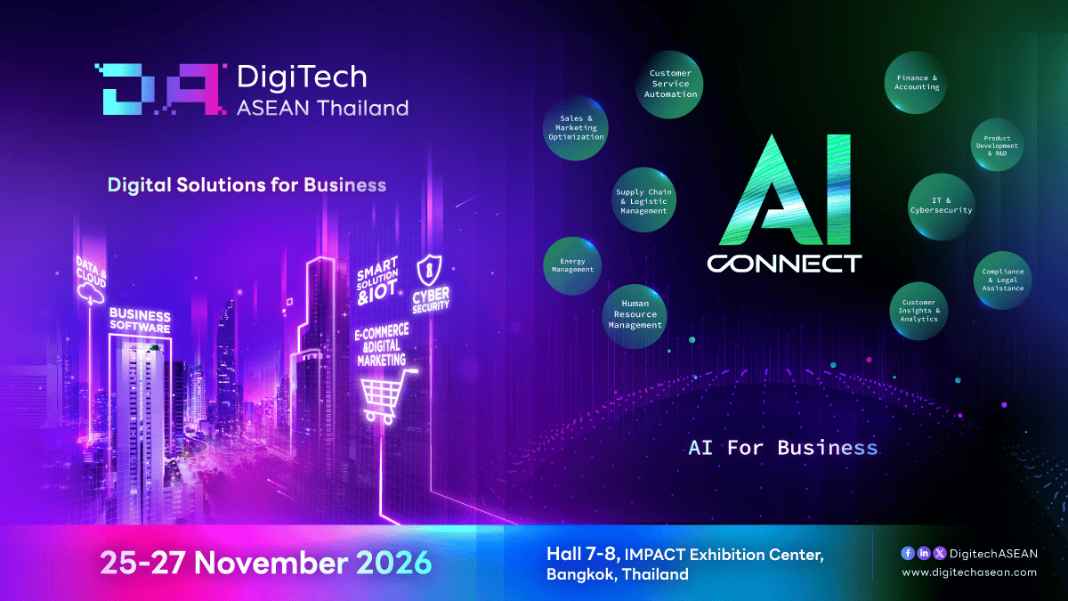 DigiTech ASEAN Thailand 2026 to Redefine Southeast Asia’s Digital Business Future