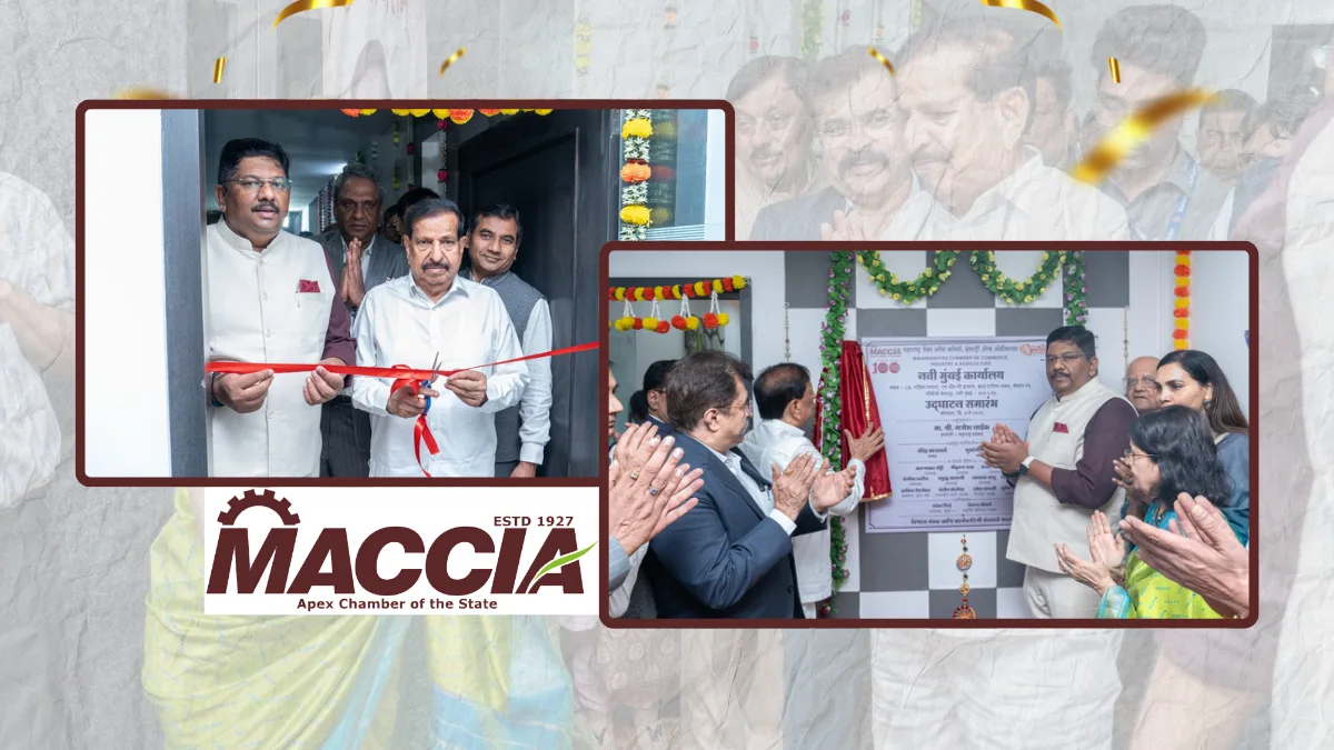 MACCIA opens Navi Mumbai office to boost entrepreneurship in Maharashtra.