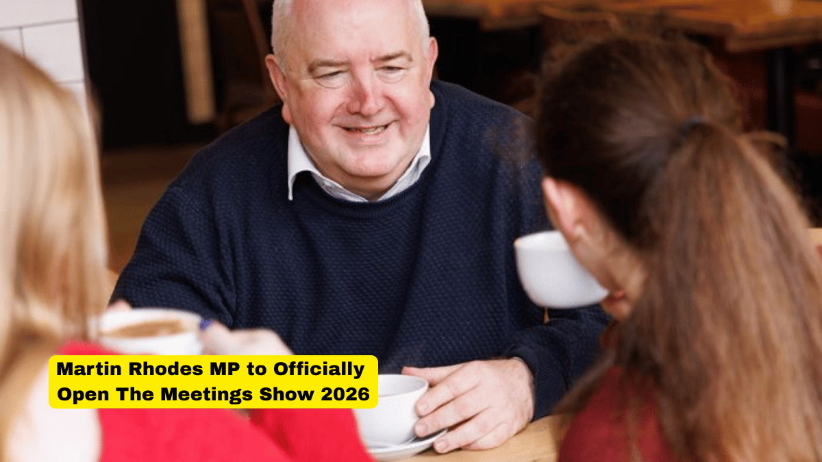 Martin Rhodes MP to Officially Open The Meetings Show 2026 at Excel London