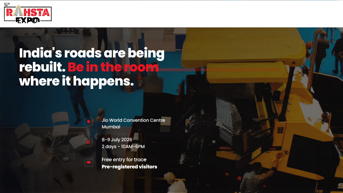Rahsta Expo 2026 – India’s Biggest Road Construction and Infrastructure Exhibition