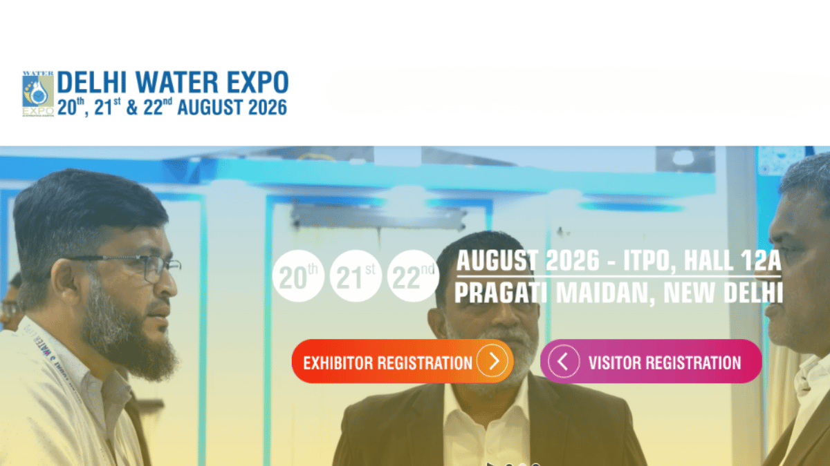 Delhi Water Expo 2026 to Highlight Future Water and Wastewater Technologies