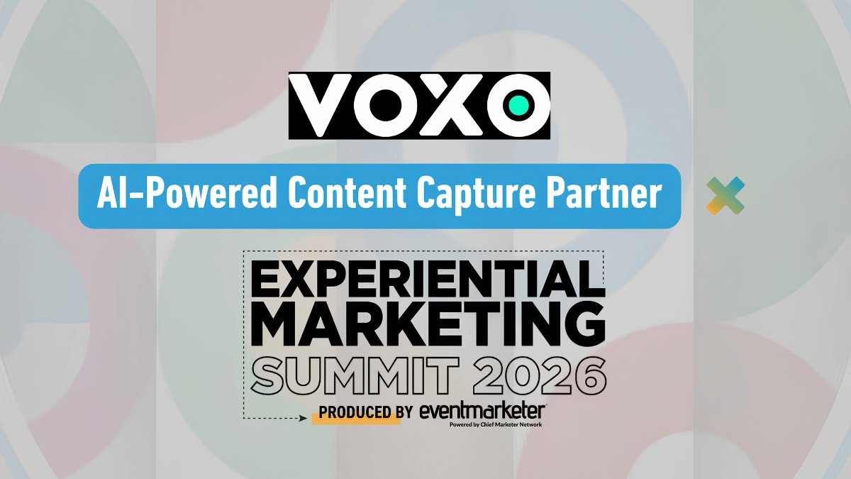 Event Marketer and Voxo Expand AI-Powered Content Partnership for Experiential Marketing Summit 2026