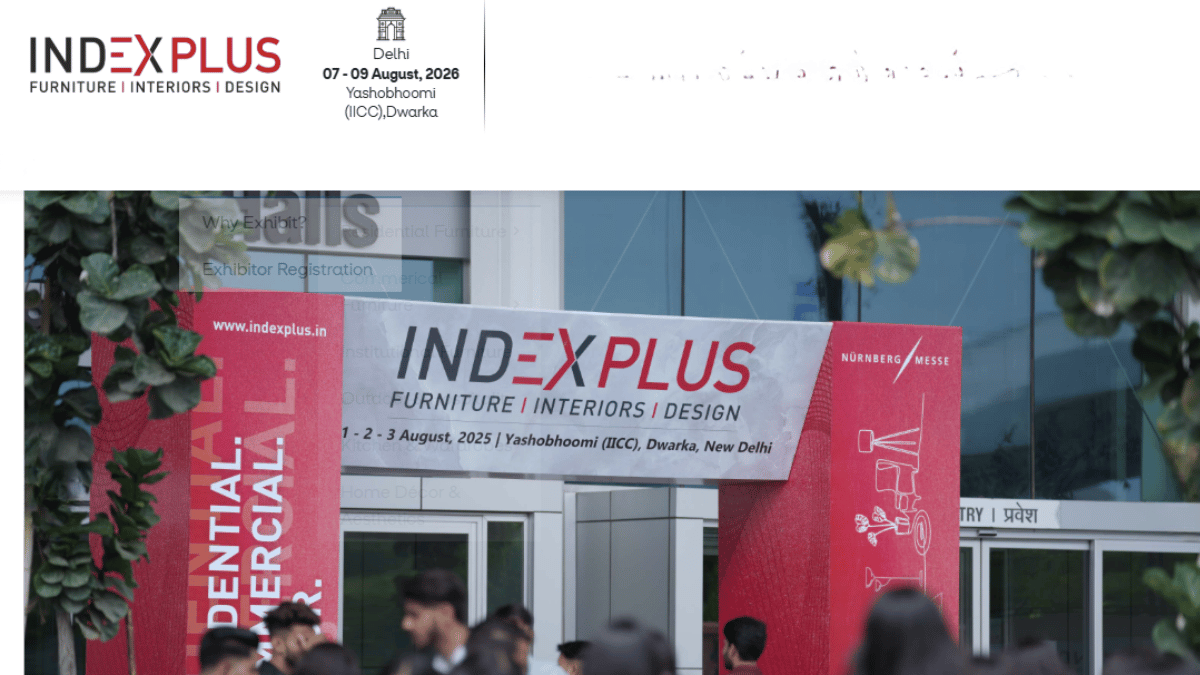 INDEXPLUS 2026 New Delhi: India's Premier Exhibition for Furniture, Interiors & Design Innovation