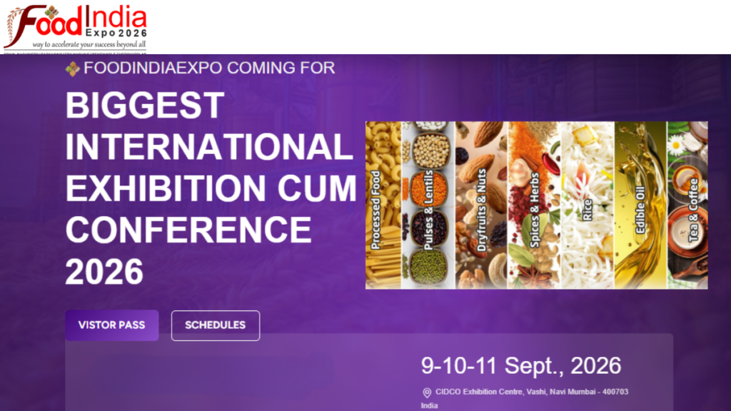Food India Expo 2026 Mumbai: Complete Guide to India's Premier Food & Beverage Trade Exhibition