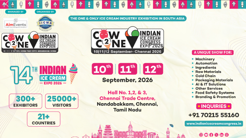 INDIAN ICE CREAM CONGRESS & EXPO 2026: South Asia's Leading Ice Cream Industry Exhibition