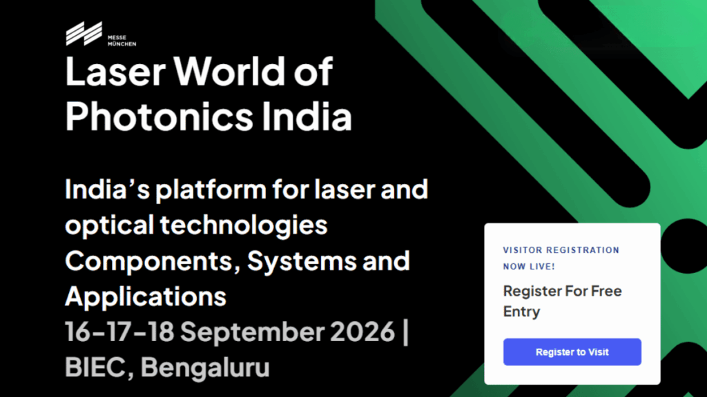 LASER World of PHOTONICS India 2026 – India's Premier Photonics Trade Fair