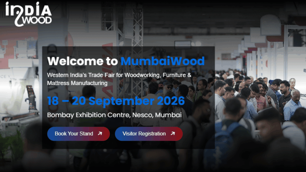 MUMBAIWOOD 2026: India's Leading Woodworking and Furniture Manufacturing Exhibition in Mumbai