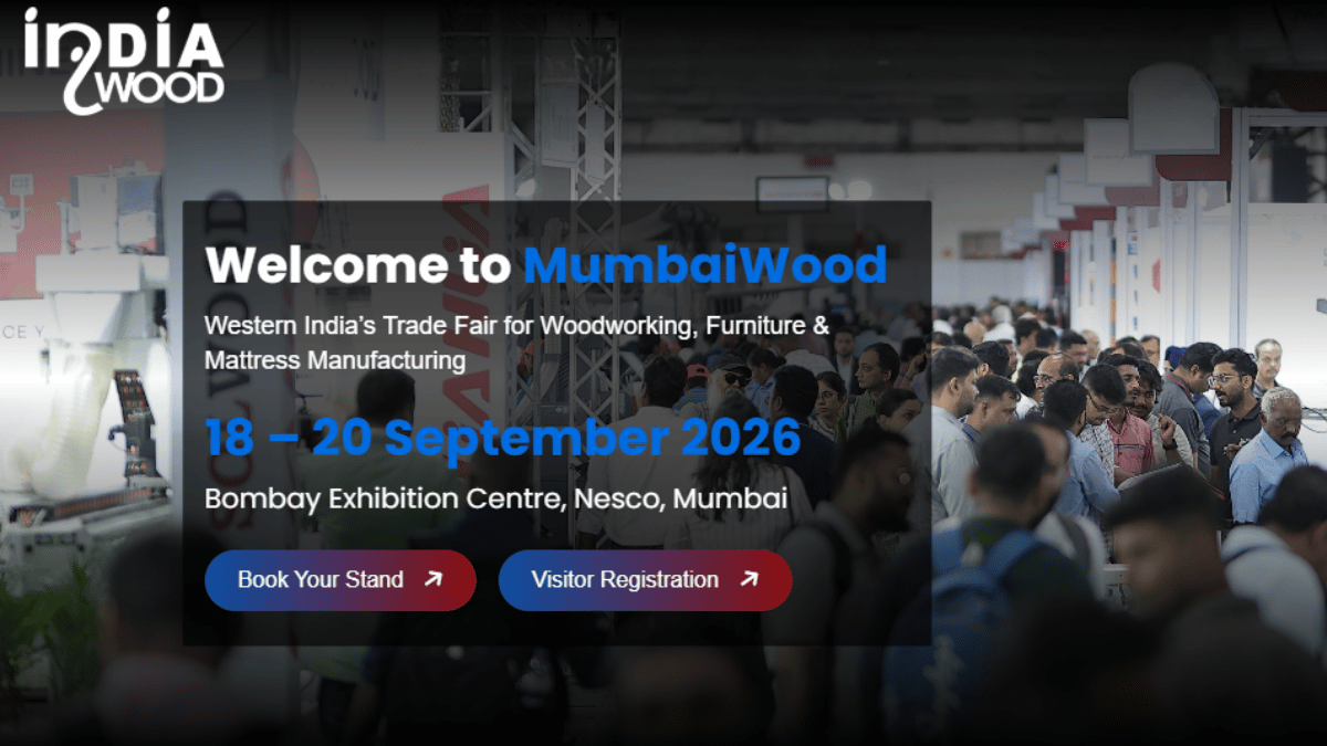 MUMBAIWOOD 2026: India's Leading Woodworking and Furniture Manufacturing Exhibition in Mumbai