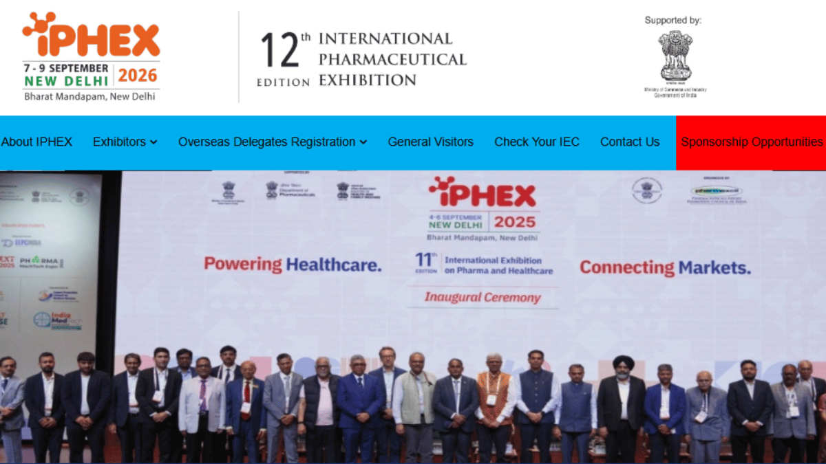 iPHEX 2026: India's Leading International Pharmaceutical & Healthcare Exhibition in New Delhi