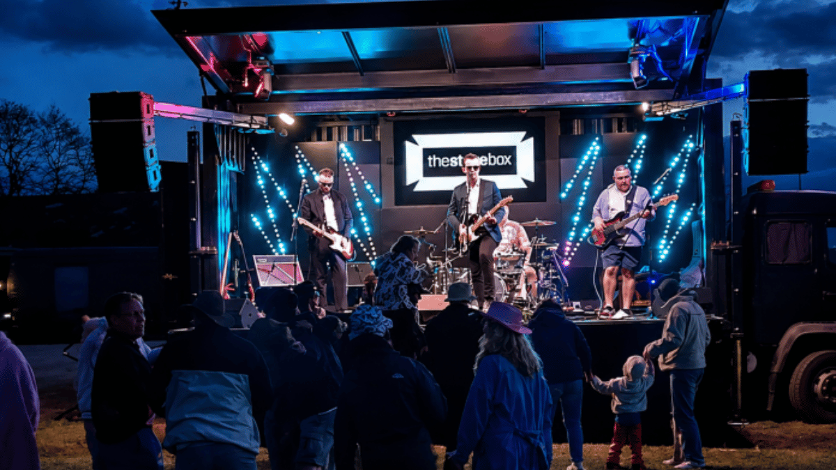 The Stage Bus Brings Sustainable Mobile Staging to the UK Events Industry