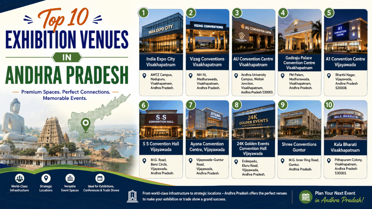 Top 10 Exhibition Venues in Andhra Pradesh