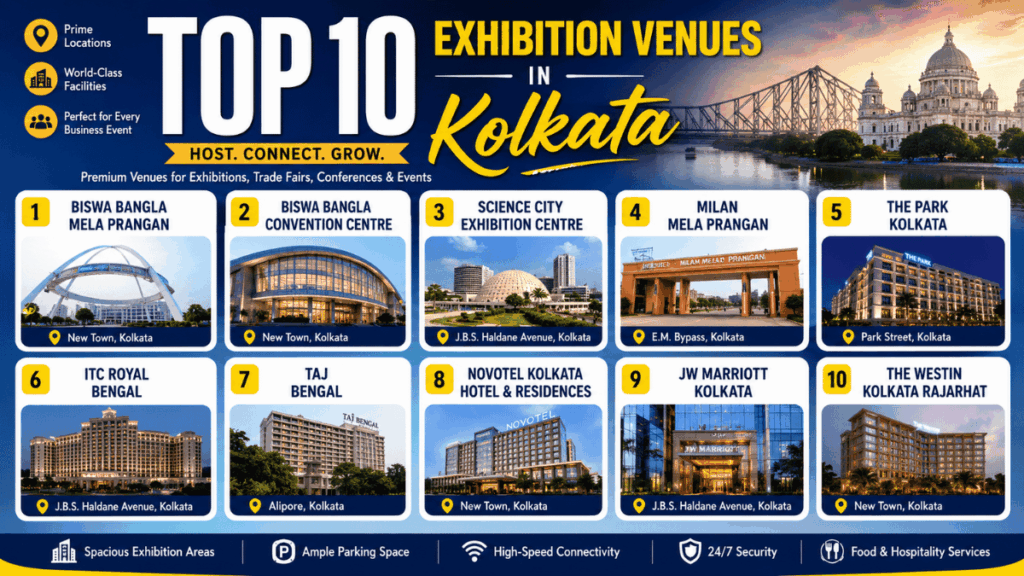 Top 10 Exhibition Venues in Kolkata, India