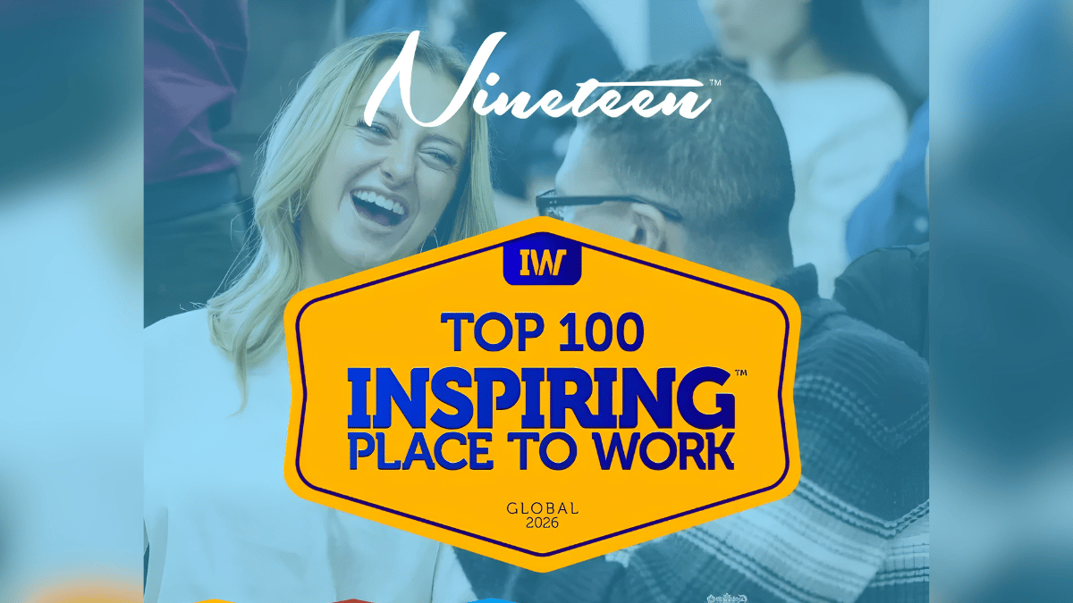 Nineteen Group Named Among 2026 Global Top 100 Inspiring Places to Work