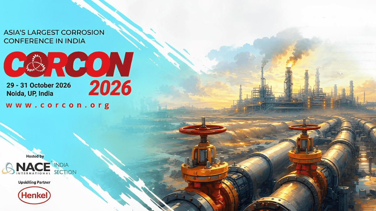CORCON 2026 to Bring Corrosion Experts to Greater Noida from October 29–31