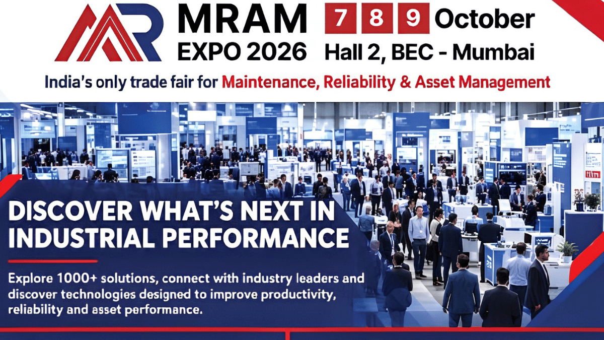 MRAM Expo 2026 Showcases Predictive Maintenance and Industrial Reliability Solutions in Mumbai