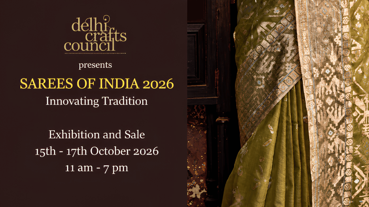 Sarees of India 2026 Exhibition Showcases Traditional Weaves and Handloom Heritage in New Delhi