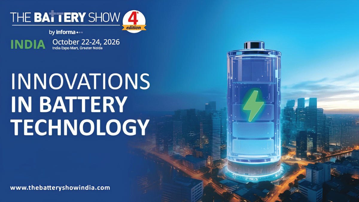 The Battery Show India 2026 to Bring Battery and Energy Storage Industry Leaders to Greater Noida