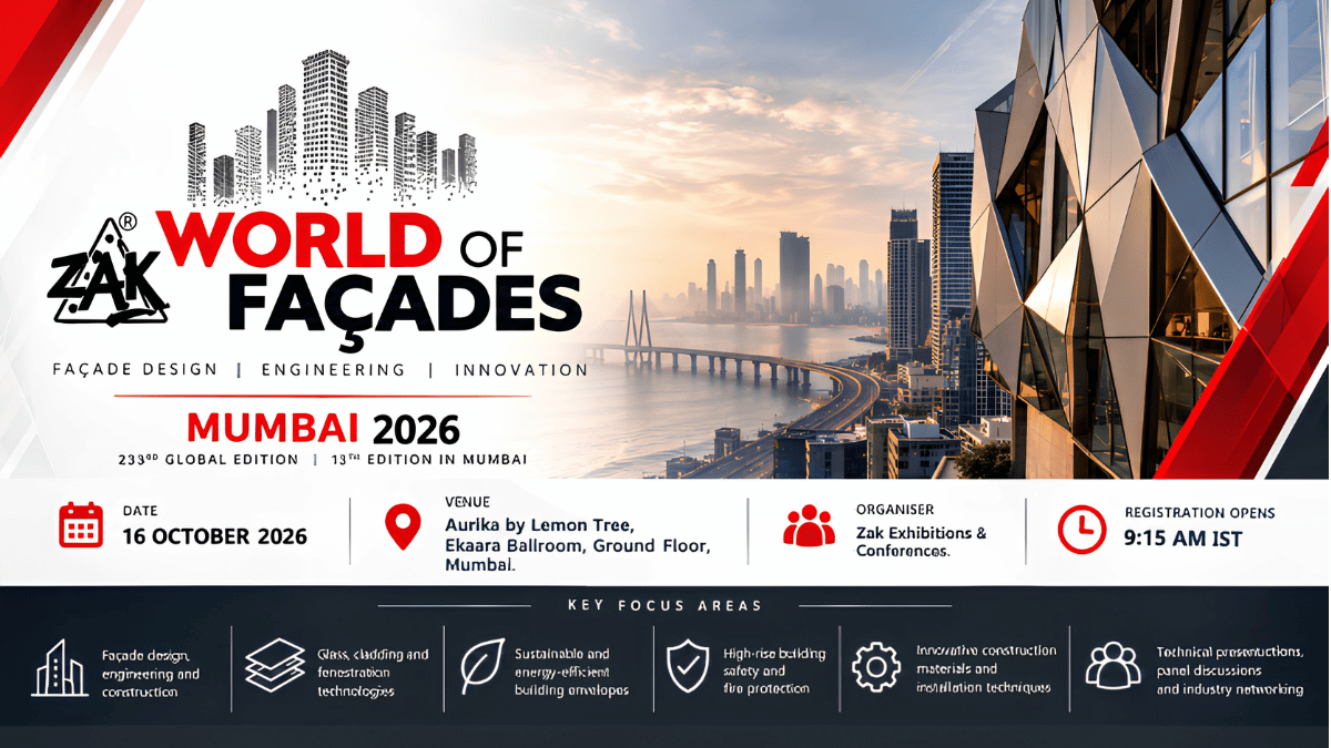 Zak World of Façades 2026 Mumbai Begins with Focus on Façade Safety, Sustainability and Innovation